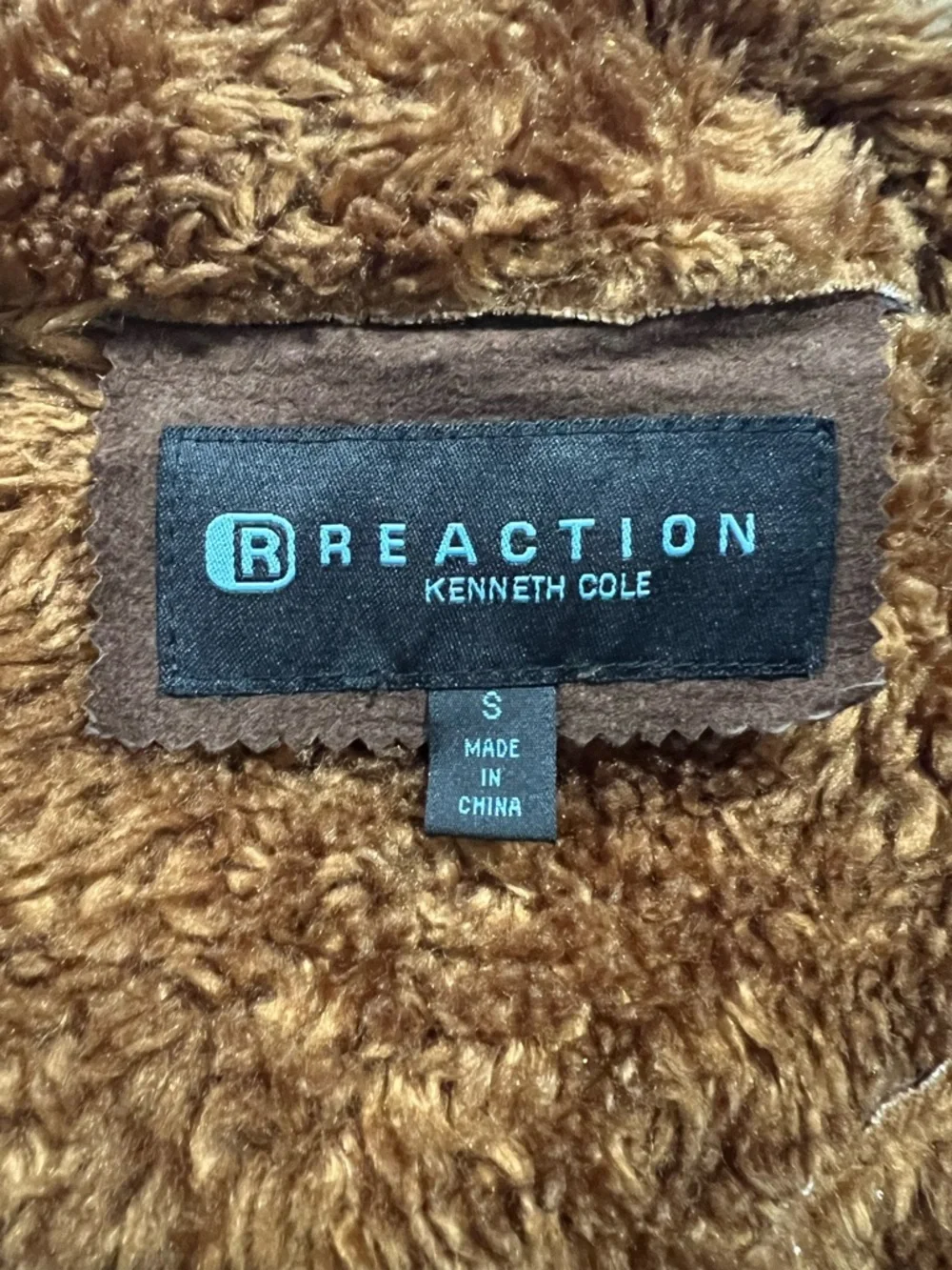 Kenneth Cole Reaction Vintage Suede Leather Jacket Size 6